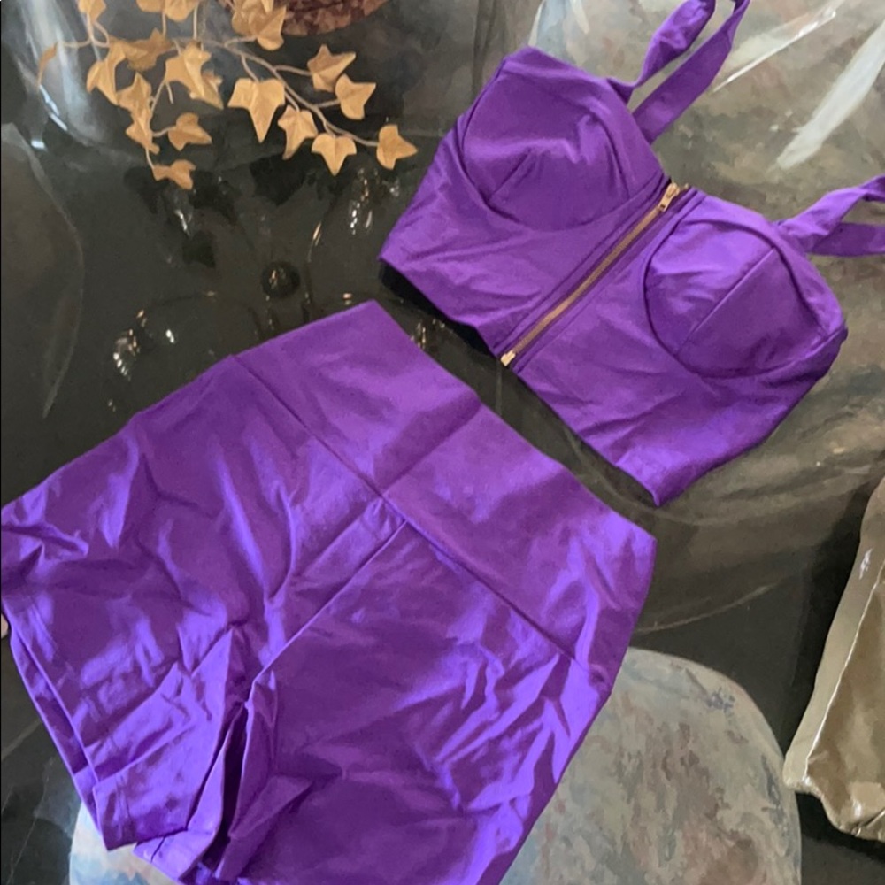 Purple two piece